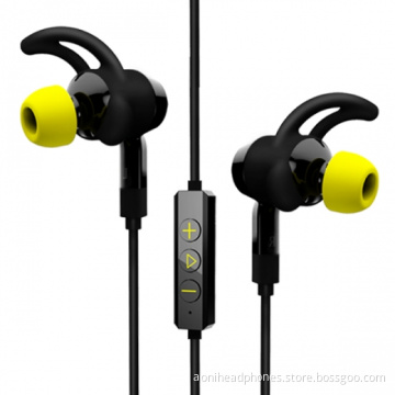 OEM Wireless Bluetooth Sports Earphones V4.1 with Microphone Built-in Rechargeable Battery